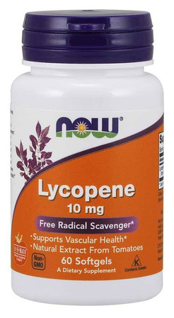 Now -Lycopene - 10 mg -60 kaps