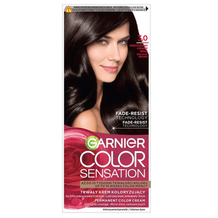 Color Sensation krem koloryzujący do włosów 3.0 Prestiżowy Ciemny Brąz