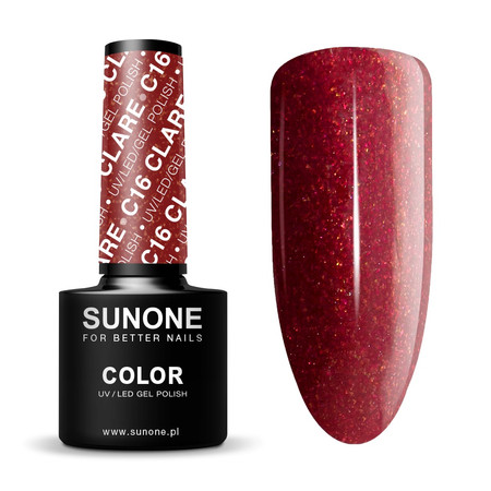 UV/LED Gel Polish Color lakier hybrydowy C16 Clare 5g