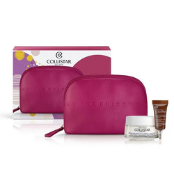 Attivi Puri zestaw kolagenowy kremowy balsam 50ml + krem pod oczy z kwasem hialuronowym i peptydami 5ml + kosmetyczka