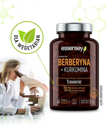 ESSENSEY BERBERYNA + KURKUMINA 90 kap
