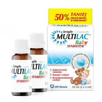 Multilac Baby krople 2 x 5 ml