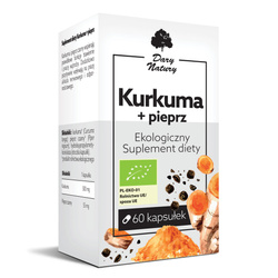 Dary Natury Kurkuma + pieprz 60 kaps.