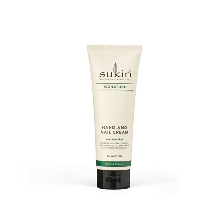 Sukin, Nawilżający roślinny krem do rąk i paznokci Hand and Nail Cream, 125ml