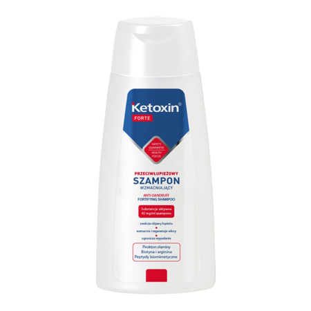 Ketoxin Forte wzmacniający szampon przeciwłupieżowy, 200 ml