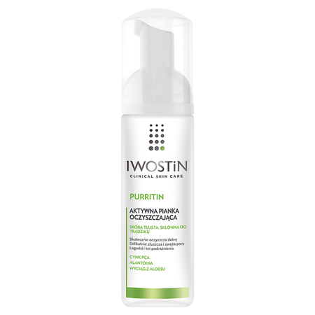 Iwostin Purritin Aktywna pianka oczyszczająca 165 ml