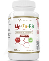 Progress Labs Mg+Zn+Vit B6 120 tabl.