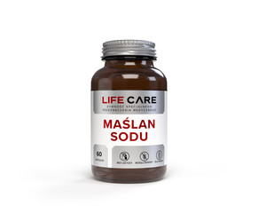 Life Care Maślan sodu Kwas masłowy 60 kaps. vege