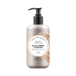 beBIO Naturalne mydło do rąk w płynie Black Home & Spa Collection Amber & Orchid 300 ml