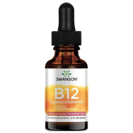 Swanson Witamina B12 W Płynie 60 Ml