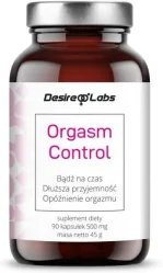 Desire Labs Orgasm Control dla mężczyzn wspiera funkcie suksualne 90 kaps.
