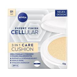 Expert Finish Cellular 3in1 Care Cushion krem-podkład w poduszce SPF15 01 Light 15ml