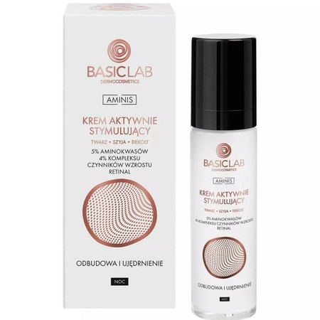 Aminis krem aktywnie stymulujący na noc Odbudowa i Ujędrnienie 50ml