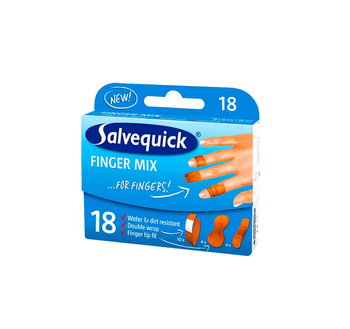 Salvequick finger mix plastry 18 sztuk