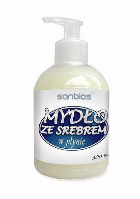 Sanbios − Mydło w płynie ze srebrem − 300 ml