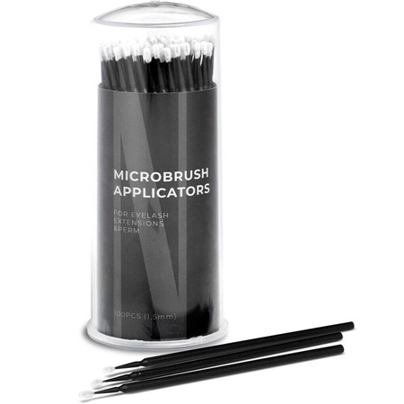 Microbrush Applicators bezwłókienkowe aplikatory do rzęs 1.5mm 100szt.