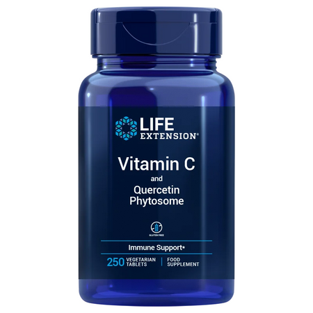 LIFE EXTENSION Vitamin C and Quercetin Phytosome EU (250 tabl.)