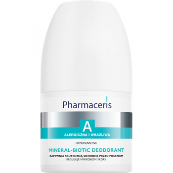 Pharmaceris A Mineral-Biotic Deodorant zapewnia skuteczną ochronę przed poceniem 50 ml