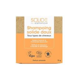Alphanova Solide, Szampon do włosów w kostce, 75g