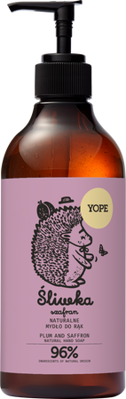 Yope Śliwka & Szafran – naturalne mydło do rąk 500ml