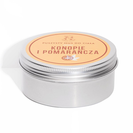 Mydlarnia cztery szpaki, Konopie i pomarańcza, puszysty mus do ciała, 150 ml