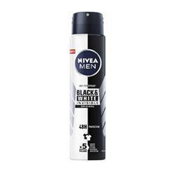 Men Black&White Invisible antyperspirant spray