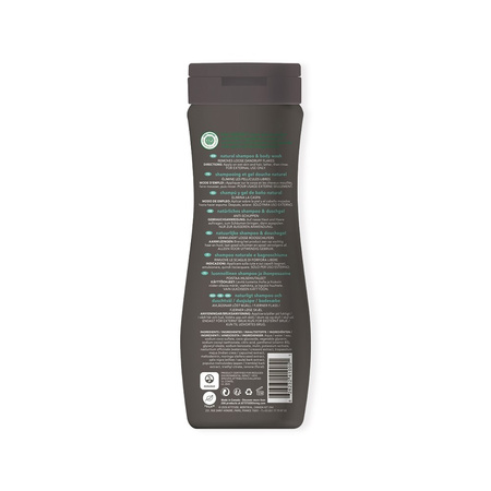 Attitude SUPER LEAVES™, SCALP CARE MEN, Szampon i płyn do mycia ciała, 473 ml