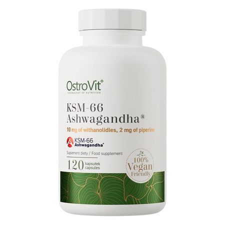 OstroVit KSM-66 Ashwagandha® VEGE 120 kapsułek
