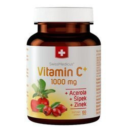 SwissMedicus Witamina C 1000 mg acerola cynk róża