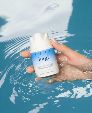 Hagi - Aqua Zone łagodny peeling z drobinkami ryżu 50 ml