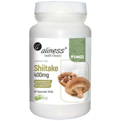 Aliness Shiitake ekstrakt 40/20, 400mg x 90 Vege caps.