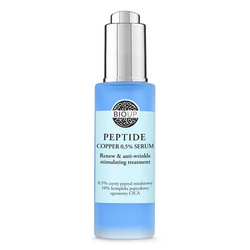 Bioup Odnawiające serum ujędrniające i przeciwzmarszczkowe z czystym peptydem miedziowym 0,5% 30ml