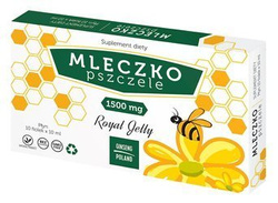 Ginseng Poland − Mleczko pszczele 1500 mg − 10 x 10 ml