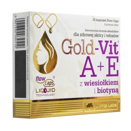 Olimp Labs - Gold-Vit A+E z wiesiołkiem i biotyną 30 kaps.
