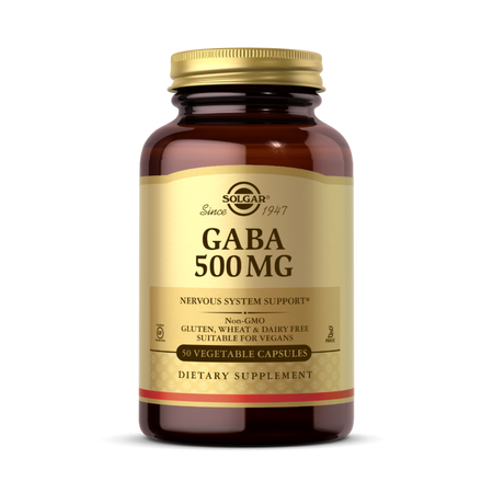 Solgar GABA 500 mg na spokojny sen 50 kaps.