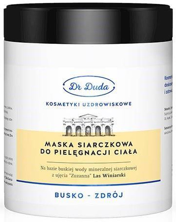 Dr Duda − Maska siarczkowa do pielęgnacji ciała − 500 g