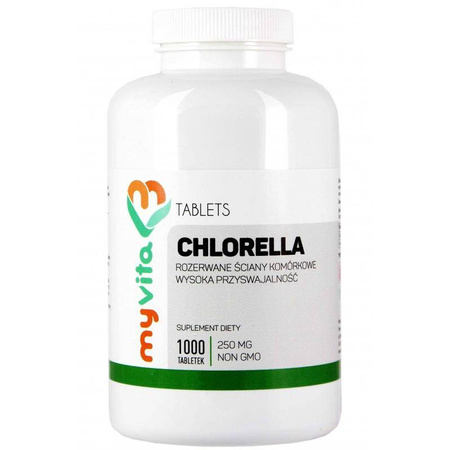 Myvita Chlorella 250 Mg 1000 T Oczyszczanie