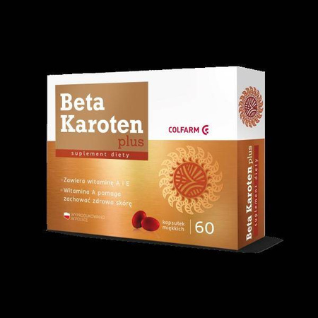 Colfarm − Beta Karoten plus − 60 kaps.