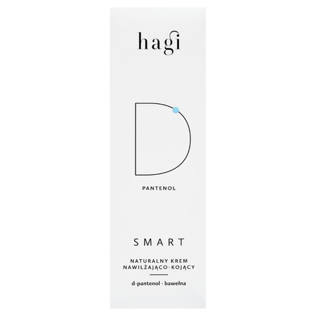 Hagi − Smart D, naturalny krem nawilżająco-kojący z d-pantenolem − 50 ml