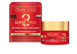 Bielenda Super Trio 40+ Intensywnie Nawilżający Krem przeciwzmarszczkowy na dzień i noc 50ml