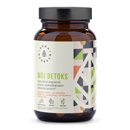 AURA HERBALS Mój Detoks - naturalne wsparcie przed uszkodzeniami oksydacyjnymi 60 kaps.