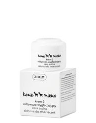 Ziaja, Kozie mleko, Krem 2 odżywczo-wygładzający − 50 ml