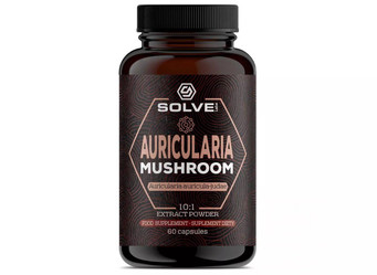 SolveLabs Auricularia (Uszak bzowy) 10:1 wsparcie odporności 60 kaps.