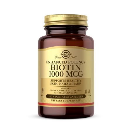 Solgar Biotin 1000 mcg (100 kaps.)