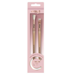 Collagen Beauty Brush pędzle do brwi i rozcierania cieni 2szt