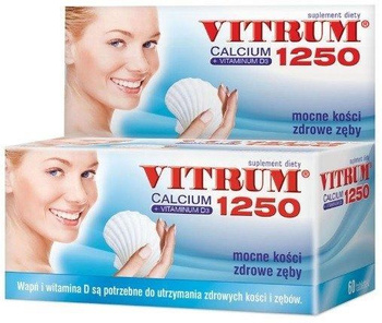 Vitrum Calcium 1250 + D3 60 tabletek