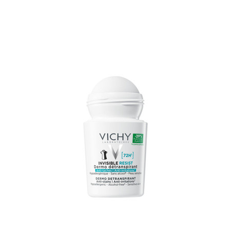 Vichy Invisible Resist 72h antyperspirant w kulce przeciw śladom na ubraniach 50ml
