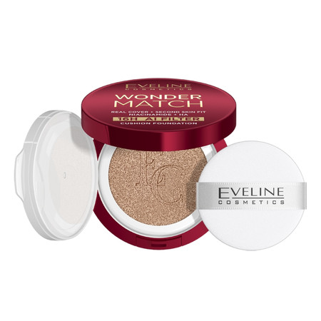 Wonder Match kryjący podkład cushion z niacynamidem i kwasem hialuronowym 01N Ivory 15g