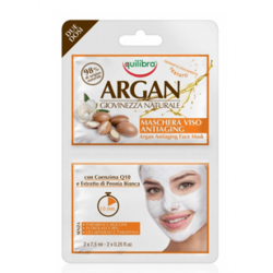 Zestaw 2x Equilibra - Maska Anti-Age Argan - 2x7,5 ml