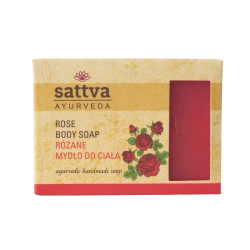Sattva - Mydło w kostce do ciała Róża 125g